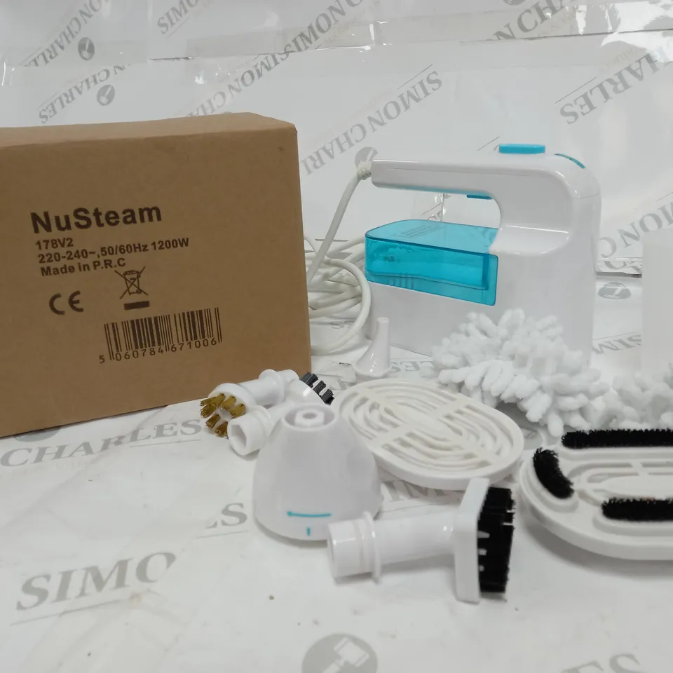 BOXED NUSTEAM 11 PIECE STEAM CLEANING SYSTEM