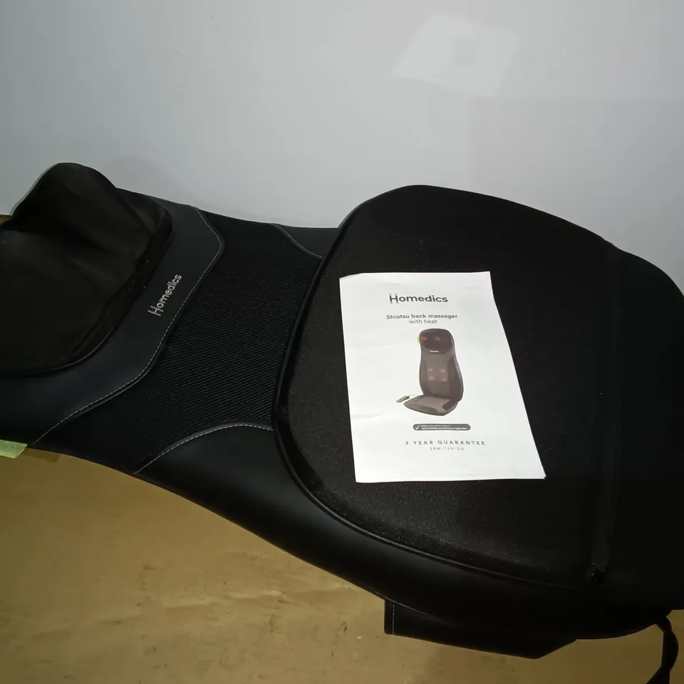 UNBOXED HOMEDICS SHIATSU BACK MASSAGER WITH HEAT