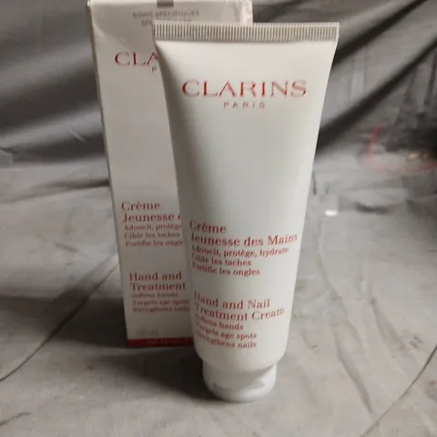 CLARINS PARIS HAND AND NAIL TREATMENT CREAM, 100 ML – BOXED