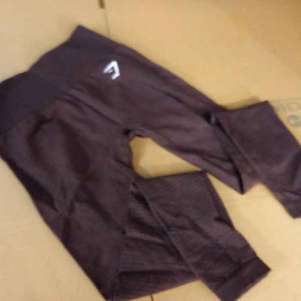 GYMSHARK BROWN TRAINING PANTS - S