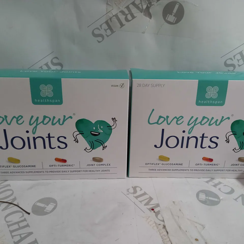 BOX OF 2 HEALTH SPAN LOVE YOUR JOINTS 