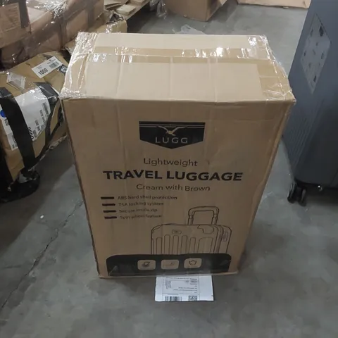 BOXED LUGG LIGHTWEIGHT TRAVEL SUITCASE 