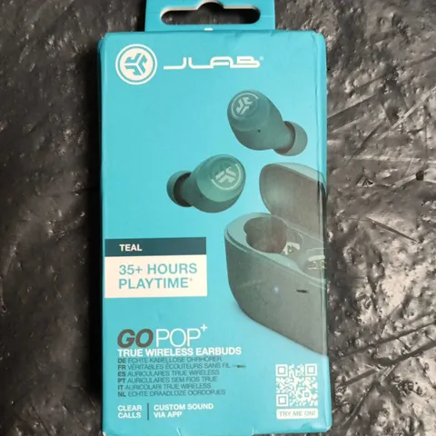 JLAB GO POP+ TRUE WIRELESS EARBUDS 