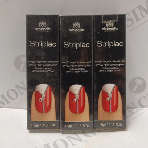 BOX OF APPROX 40 ALESSANDRO STRIPLAC UV LED NAIL POLISH CORRECTING PENS 