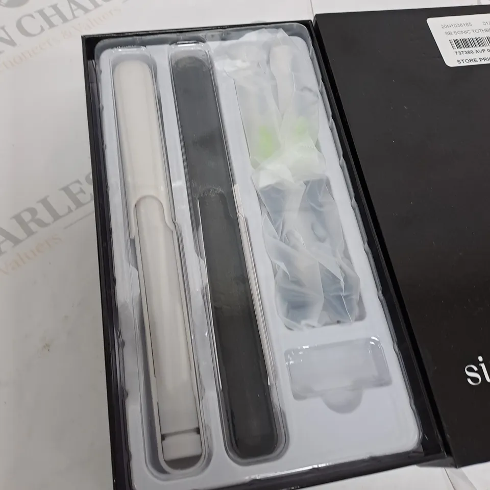 SIMPLY BEAUTY SIMPLY SMILE SONIC TOOTHBRUSH DUO WITH 4 BRUSH HEADS