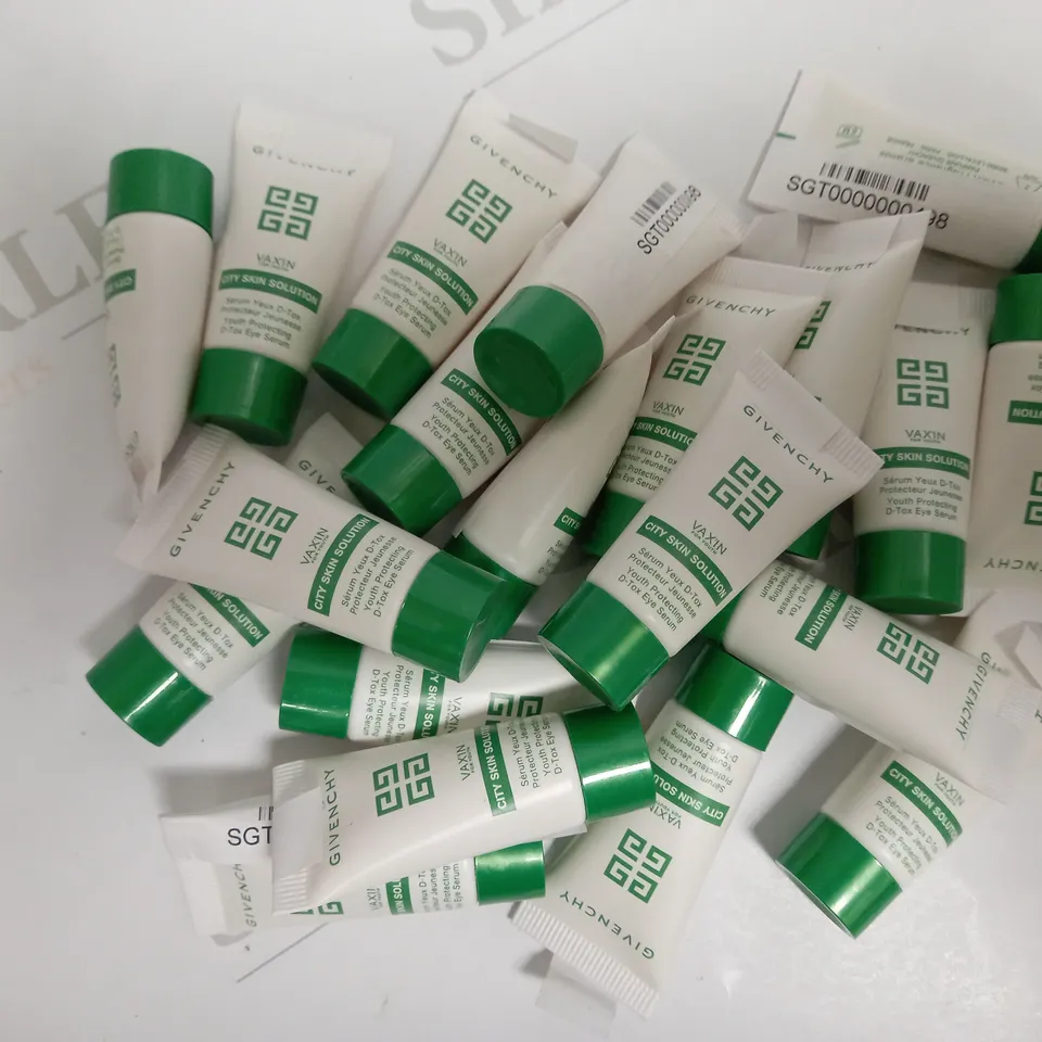 APPROXIMATELY 20 X 5ML GIVENCHY VAX'IN FOR YOUTH CITY SKIN SOLUTION YOUTH PROTECTING D-TOX EYE SERUM