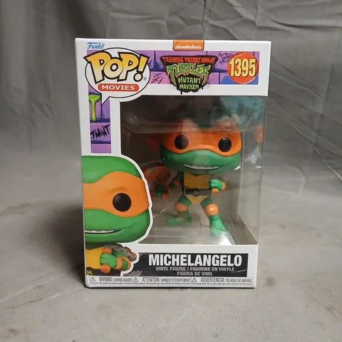 FUNKO POP! MOVIES MICHELANGELO TMNT VINYL FIGURE – BOXED (NO. 1395)