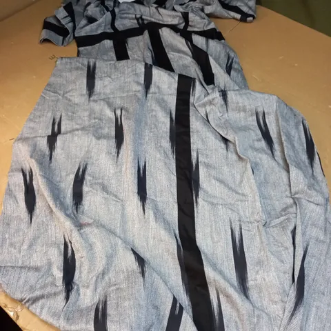 CHERUBINA MYKONOS GIRLS LARGE GREY/BLACK DRESS