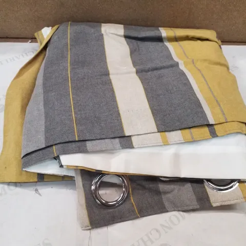 WHITWORTH STRIPE COTTON SHEER CURTAIN PAIR (SET OF 2)