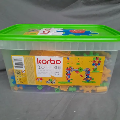 KORBO BASIC BUILDING SET - 180 PIECES