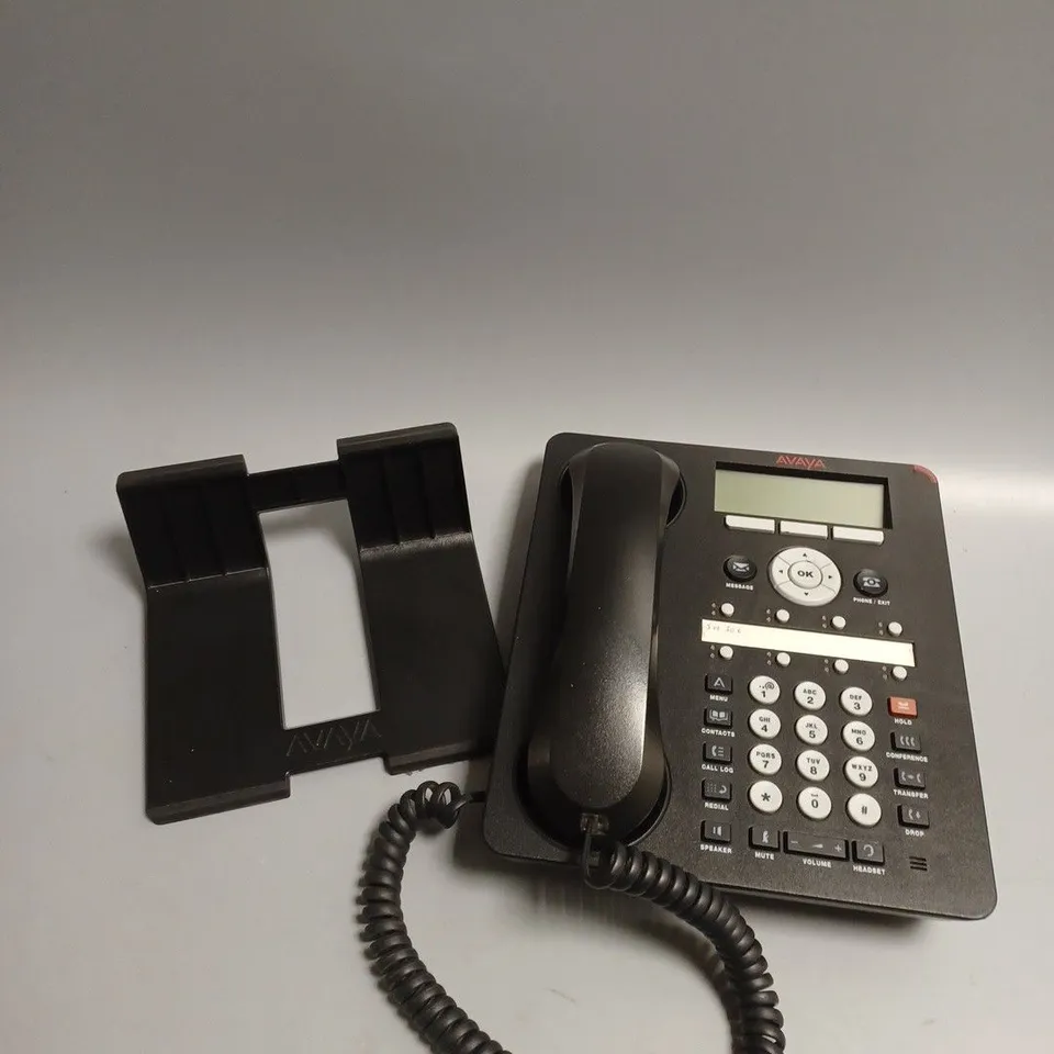 7 X AVAYA 1608-I BLK OFFICE TELEPHONES IN BLACK