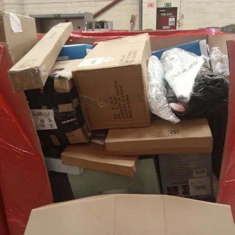 PALLET OF ASSORTED HOUSEHOLD GOODS AND PRODUCTS TO INCLUDE; TOILET SEAT, STAND MIXER, KIDS TOYS ETC