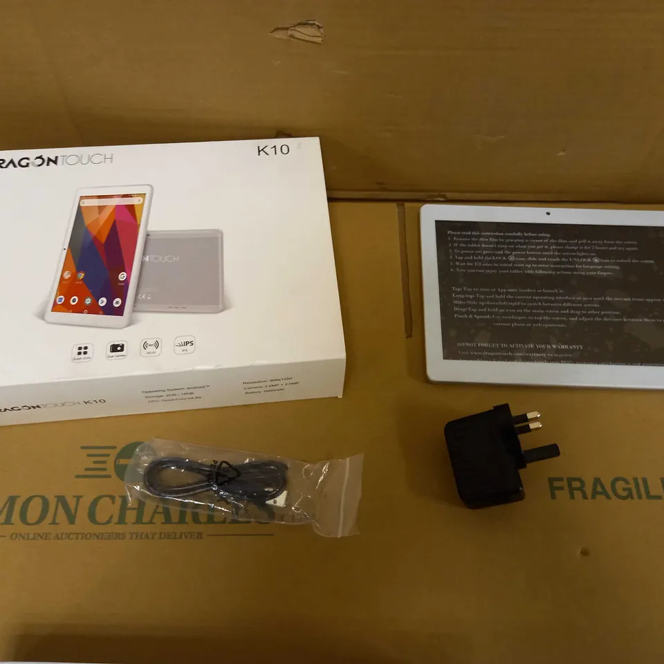 DRAGONTOUCH K10 WHITE TABLET