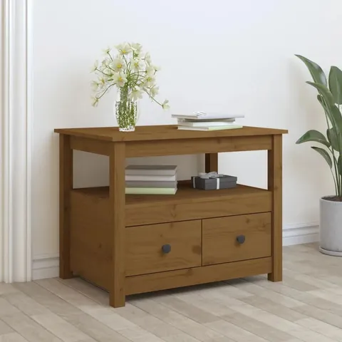 BOXED LATITUDE RUN COFFEE TABLE HONEY BROWN IN SOLID PINE (1 BOX)