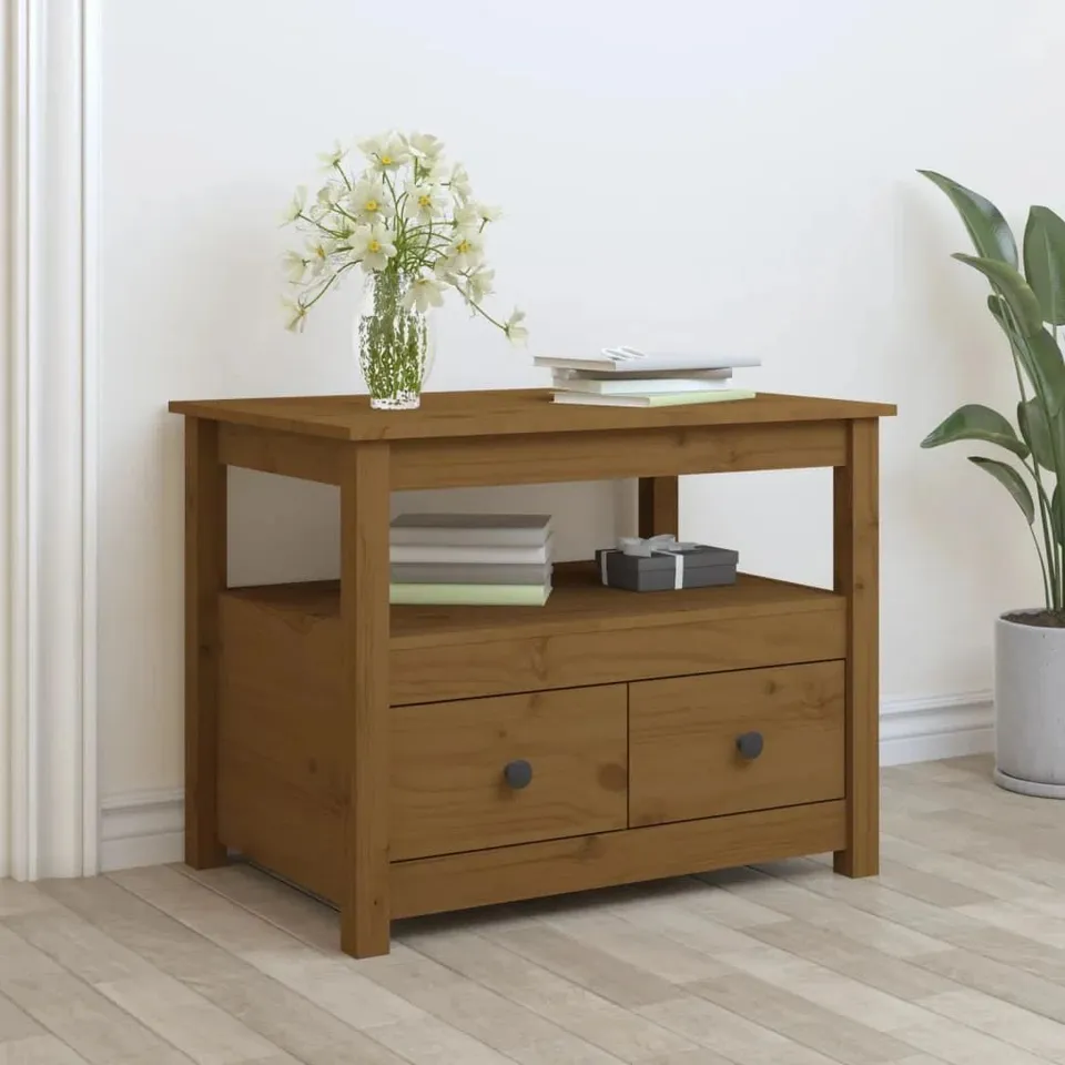 BOXED LATITUDE RUN COFFEE TABLE HONEY BROWN IN SOLID PINE (1 BOX)