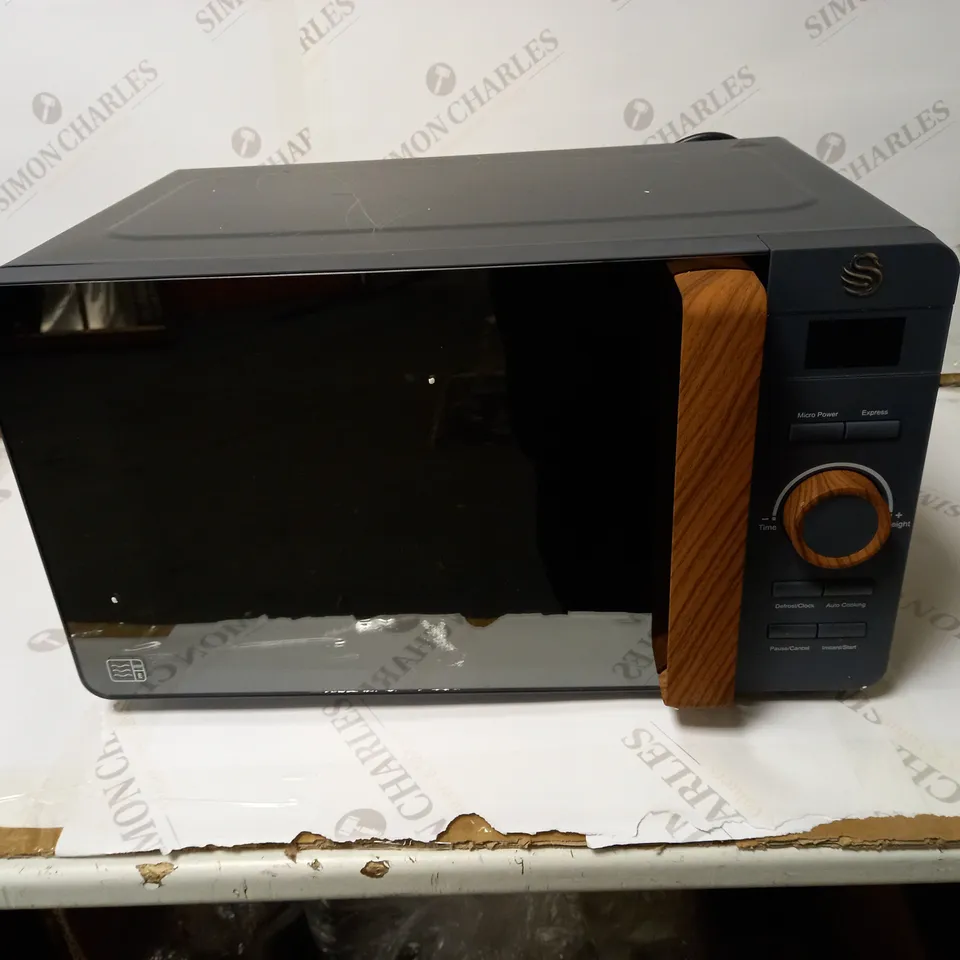 SWAN NORDIC DIGITAL MICROWAVE, 800W, SLATE GREY