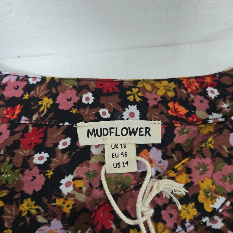 MUDFLOWER FLORAL MAXI DRESS – UK 18 (EU 46, US 14)