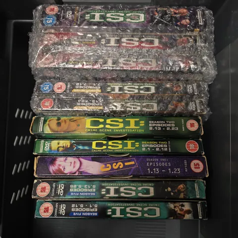 10 X ASSORTED CSI SERIES DVD BOX SETS  