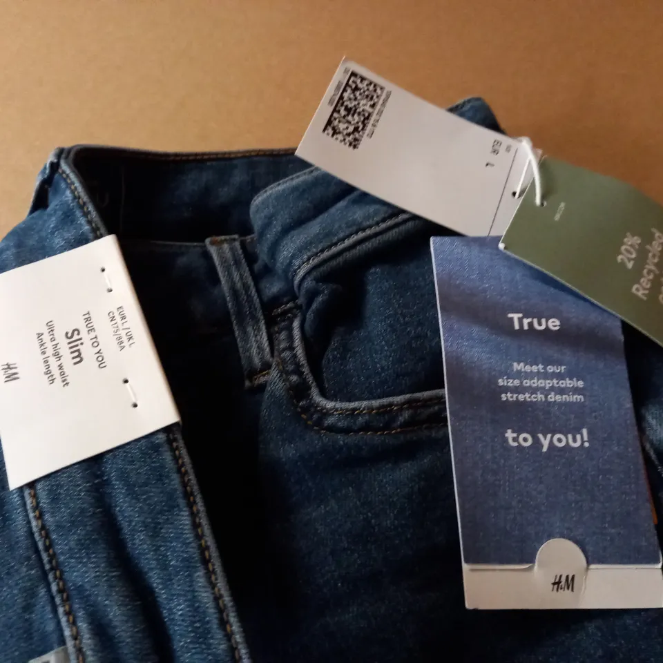 &DENIM SLIM ULTRA HIGH WAIST JEANS - EUR L