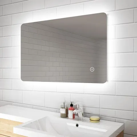 BOXED ARITON LIGHTED WALL MOUNTED BATHROOM/VANITY MIRROR