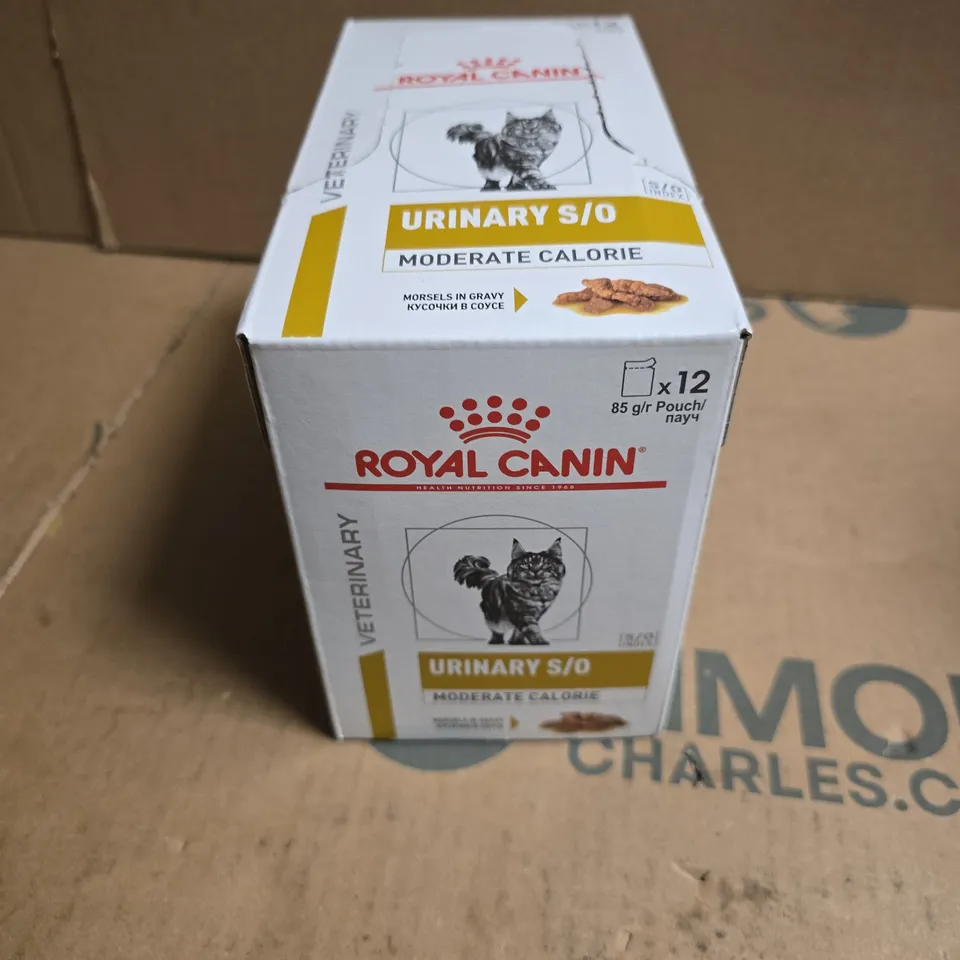 BOXED ROYAL CANIN FELINE URINARY S/O MODERATE CALORIE 12X85 G