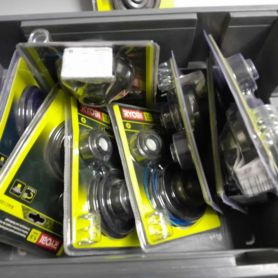 LOT OF 9 RYOBI 1.5MM REPLACEMENT SPOOL & BUMP KNOB