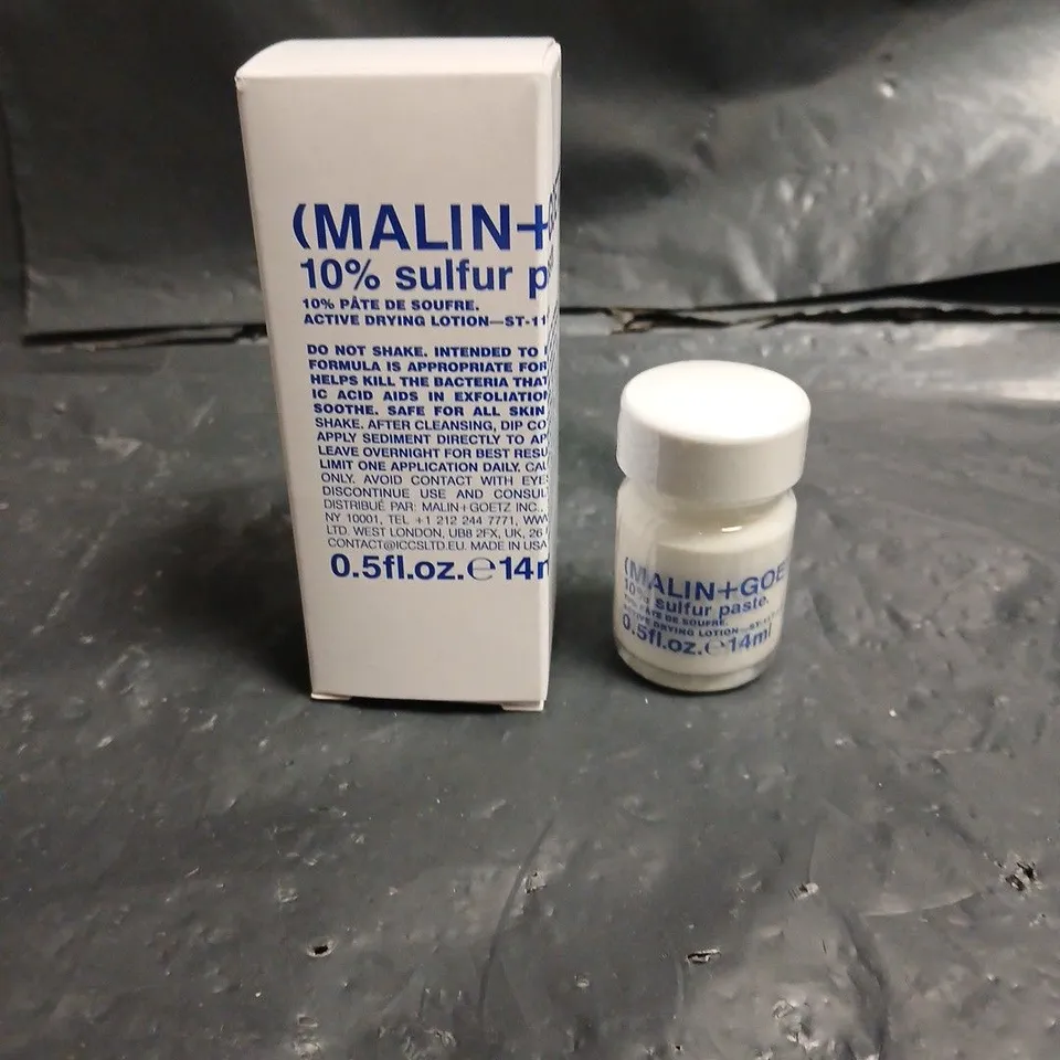 MALIN+GOETZ 10% SULFUR PASTE (0.5 FL OZ / 14 ML) - BOXED