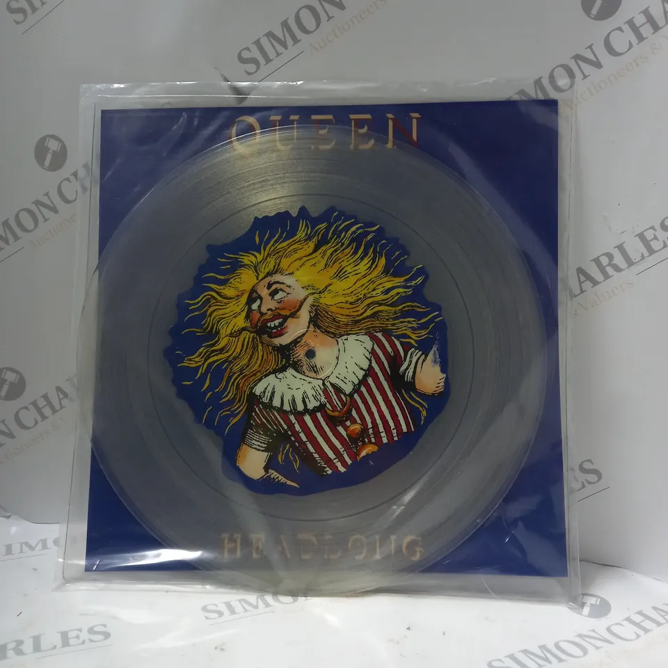 QUEEN, HEADLONG, PICTURE DISC 12" VINYL SINGLE