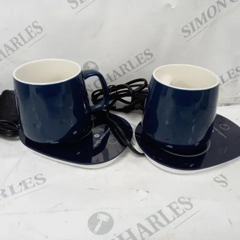 COOK'S ESSENTIALS SET OF 2 MUG WARMER GIFT SET