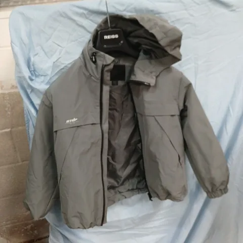 ZARA GREY HOODED JACKET – MEN'S LIGHTWEIGHT - 8-9 YEARS.