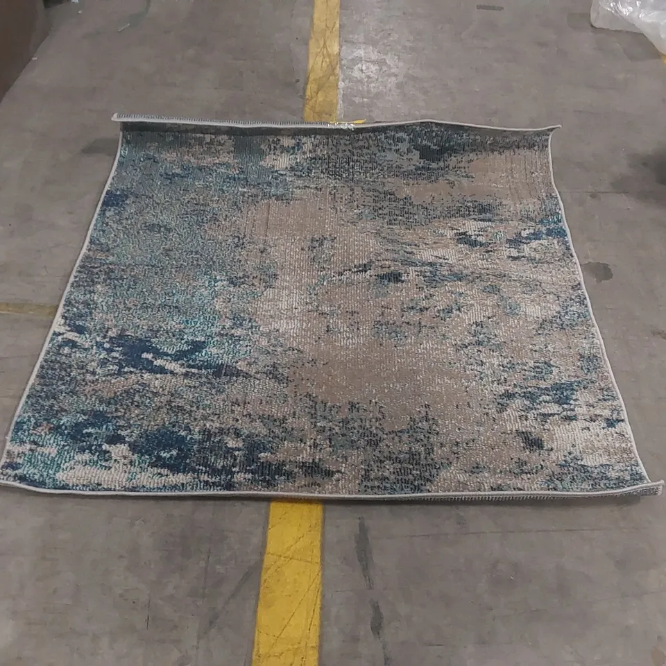 QUALITY MASARDIS ABSTRACT AREA RUG - 122 x 122cm