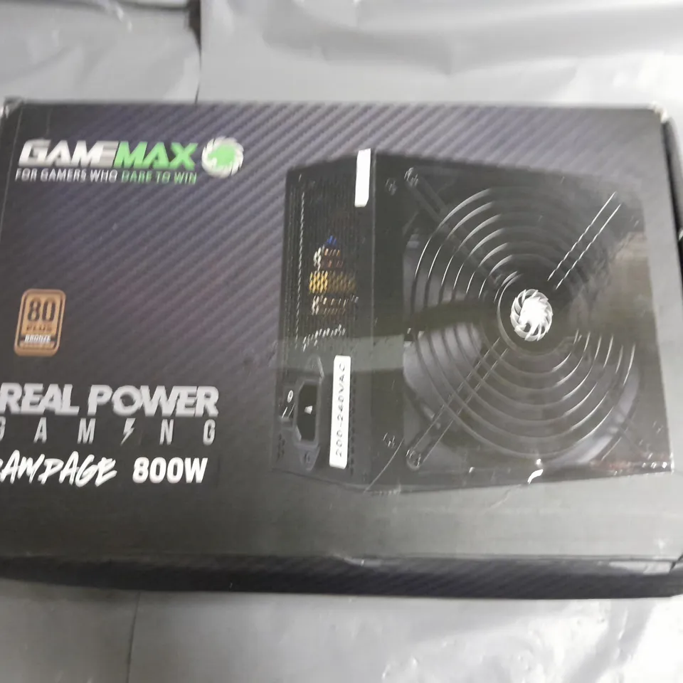 GAMEMAX rampage 800w computer power supply