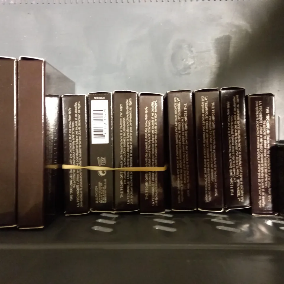 LOT OF 18 LAURA MERCIER EYE/BROW MAKE UP ITEMS