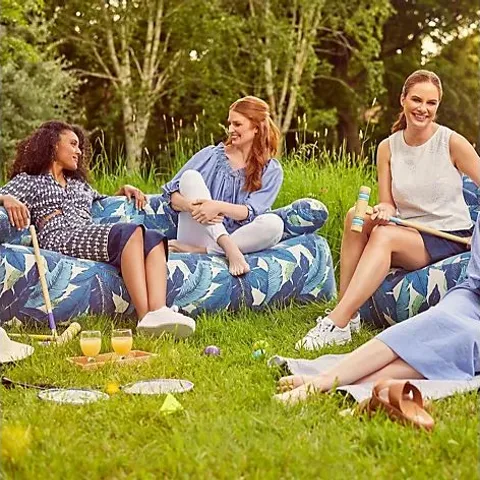 OUTLET INDOOR AND OUTDOOR 2 PIECE INFLATABLE FURNITURE SET