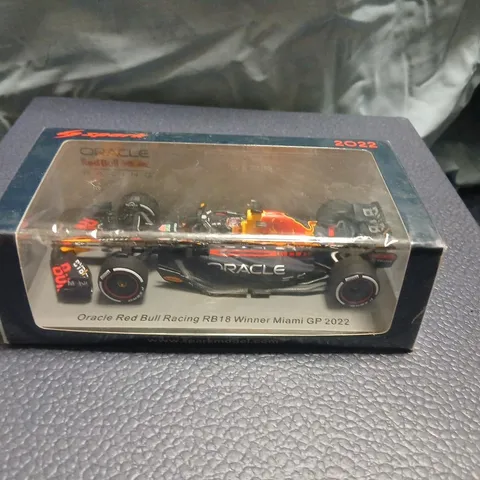 SPARK ORACLE RED BULL RACING RB18 MODEL CAR β MIAMI GP 2022, BOXED