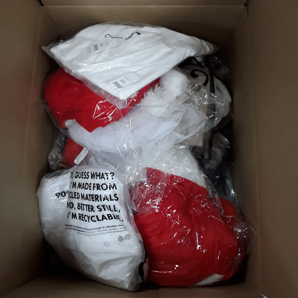 LARGE BOX OF ASSORTED CLOTHING TO INCLUDE H&M, RIVER ISLAND AND ROMAN