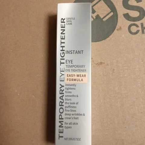 TOTE OF APPROXIMATELY 20 SEALED GENTLE SKIN CARE INSTANT EYE TIGHTENERS – 20G PER PACK