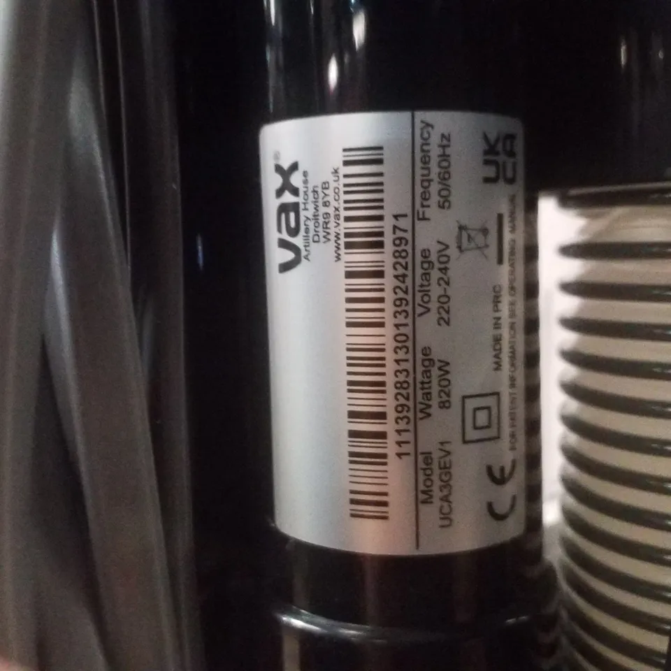 VAX MACH AIR ENERGISE UCA3GEV1 UPRIGHT VACUUM CLEANER