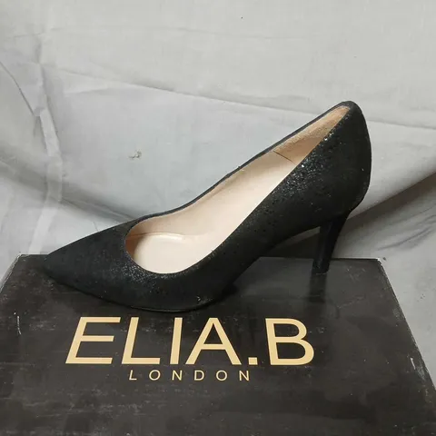 ELIA.B LONDON DANNI HIGH HEELS – BLACK GLITTER, UK 3.5 (EU 36)