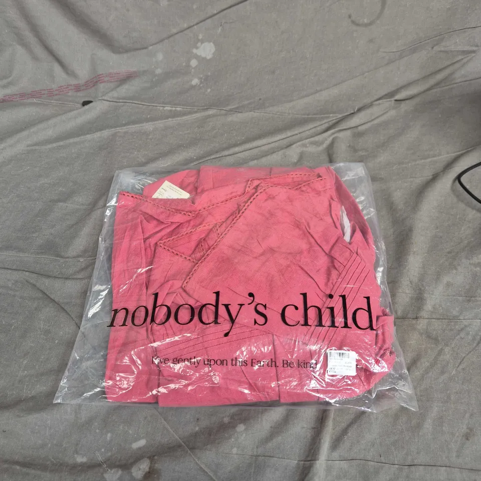 NOBODY'S CHILD ALEXANDRA MIDI DRESS PLAIN – UK 10