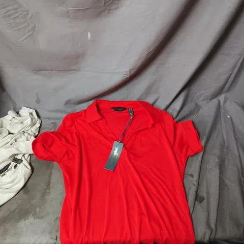 BOX OF APPROXIMATELY 9 RUTH LANGSFORD TOPS 