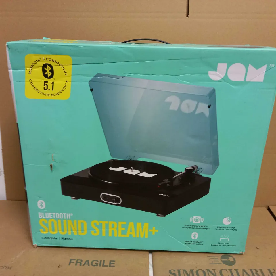 JAM BLUETOOTH SOUND STREAM+ TURNTABLE
