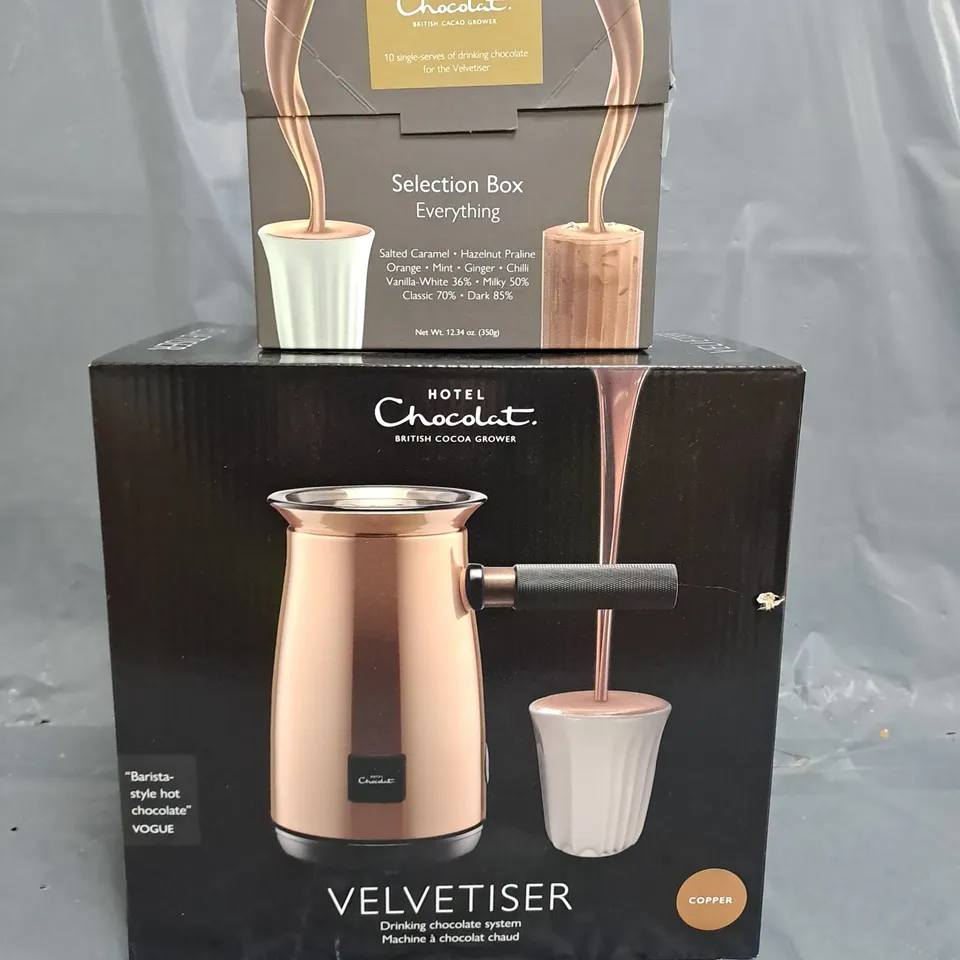 HOTEL CHOCOLAT VELVETISER IN COPPER RRP £109.99