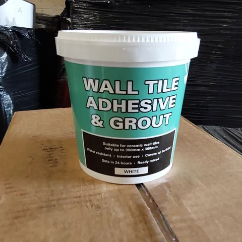 PALLET OF APPROXIMATELY 95 BOXES OF 6X 1KG WALL ADHESIVE & GROUT - WHITE