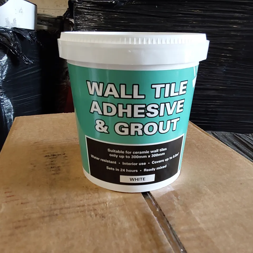 PALLET OF APPROXIMATELY 95 BOXES OF 6X 1KG WALL ADHESIVE & GROUT - WHITE 