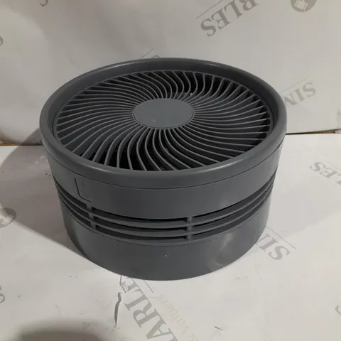 BELL & HOWELL RECHARGEABLE EXTENDABLE DESK & FLOOR FAN IN GREY