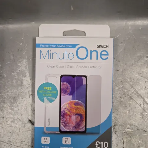 APPROXIMATELY 60 BOXED MINUTE ONE SAMSUNG GALAXY A23 GLASS SCREEN PROTECTORS