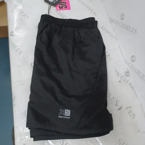 KARRIMOR RUNNING SHORTS BLACK