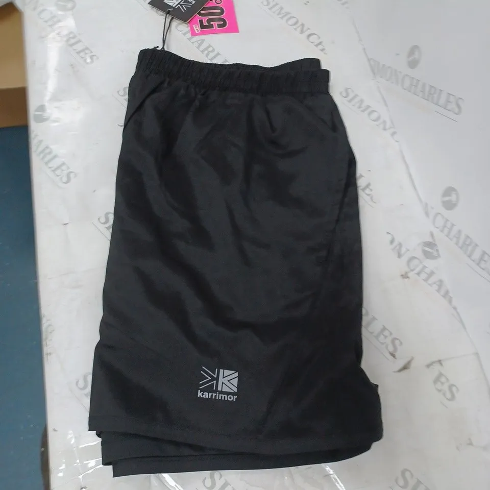 KARRIMOR RUNNING SHORTS BLACK