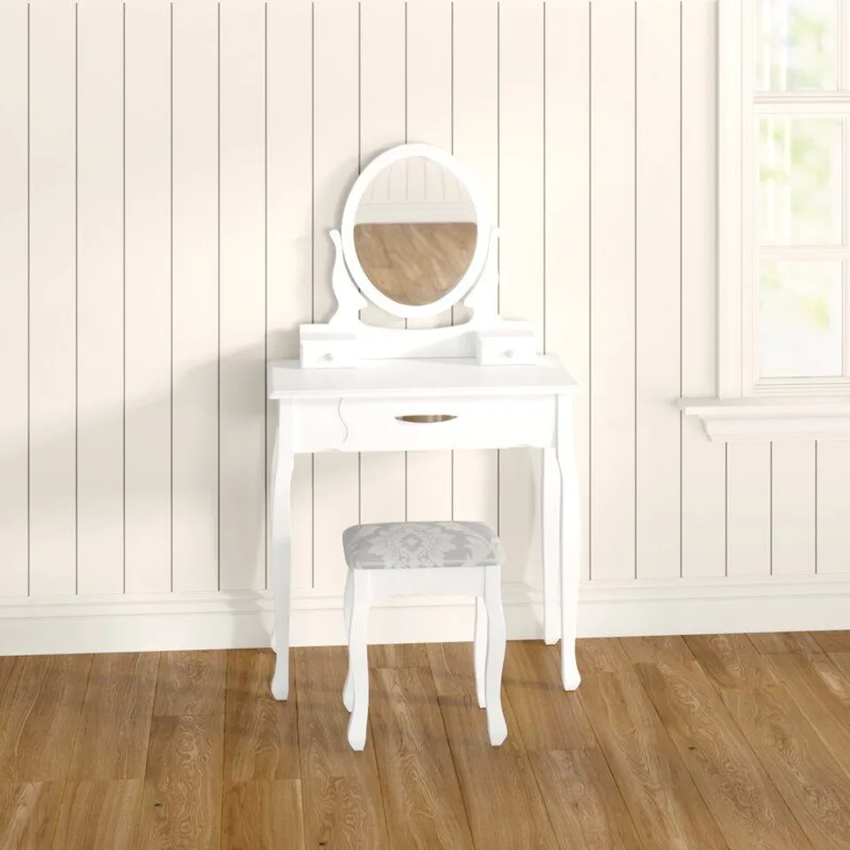 BEECROFT DRESSING TABLE SET WITH MIRROR 